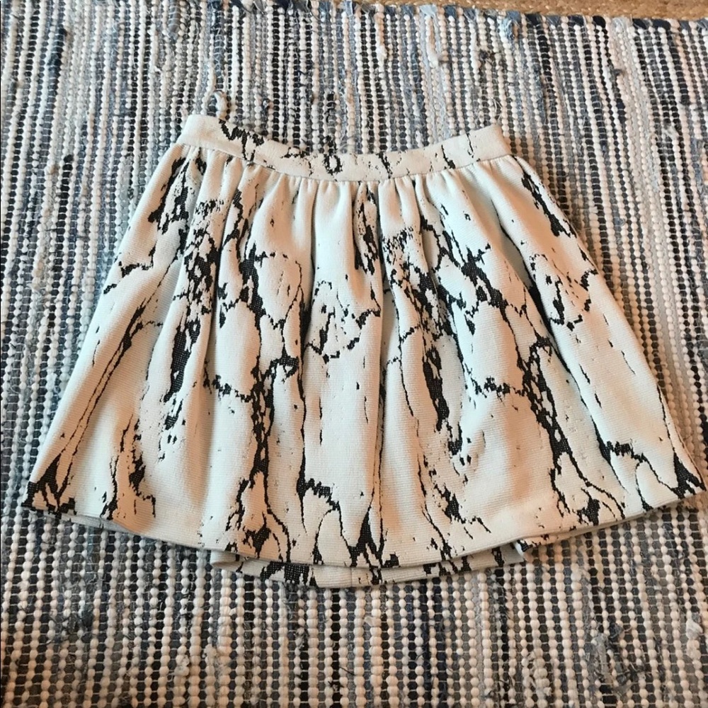 Aqua/ Bloomingdales Mini Skirt. Size Medium.